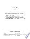 Études et conjoncture
