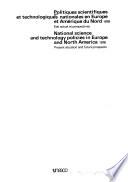 Études et documents de politique scientifique