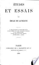 Etudes et Essais, etc
