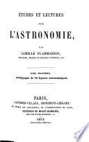 Études et lectures sur l'astronomie