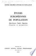 Etudes europeennes de population