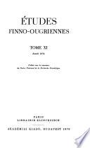 Études Finno-ougriennes