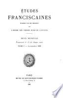 Etudes franciscaines