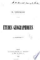 Etudes géographiques