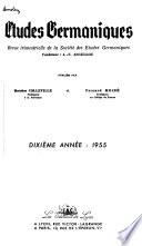 Études germaniques