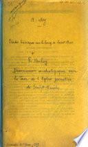 Etudes historiques sur le bourg de Saint-Privé