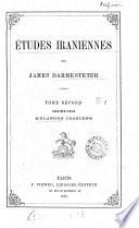 Etudes iraniennes