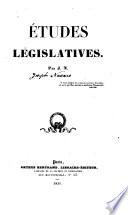 Etudes legislatives