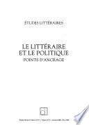 Etudes littéraires