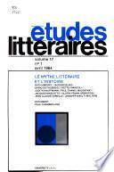 Études littéraires