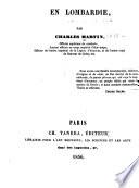Études militaires sur les campagnes de 1848 et 1849 en Lombardie