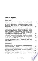 Etudes pédagogiques
