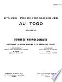 Études pédohydrologiques: Togo: Données hydrologiques concernant la région maritime et la région des savanes, par A. Bouchardeau et al