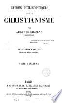 Études philosophiques sur le christianisme