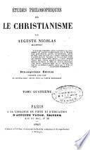 Études philosophiques sur le christianisme
