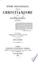 Etudes philosophiques sur le christianisme