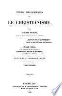 Etudes philosophiques sur le Christianisme