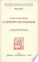 Etudes platoniciennes