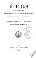 Etudes religieuses, historiques et littéraires