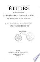 Etudes religieuses, historiques et littéraires