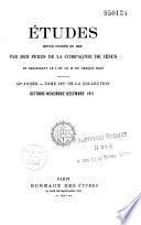 Etudes religieuses, historiques et littéraires