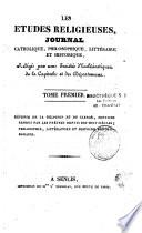 Etudes religieuses