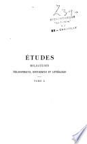 Études religieuses, philosophiques, historiques et littéraires