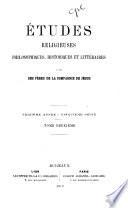 Études religieuses, philosophiques, historiques et littéraires