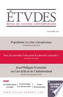 Etudes Septembre 2014