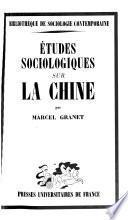 Études sociologiques sur la Chine