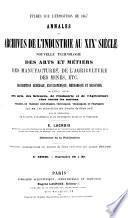 Études sur l'Exposition de 1867 ou les Archives de l'Industrie au XIXe siècle