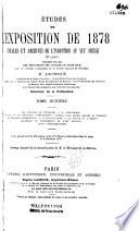 Études sur l'Exposition de 1878