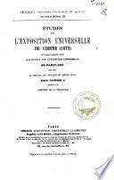 Etudes sur l'exposition universelle de Vienne (1873)