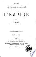 Etudes sur l'histoire de l'humanité