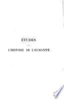 Études sur l'histoire de l'humanité