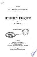 Etudes sur l'histoire de l'humanité par F. Laurent
