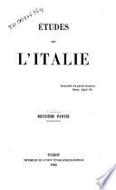 Études sur l'Italie