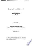 Etudes sur le marché du travail