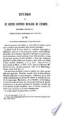 Études sur les anciennes notations musicales de l'Europe