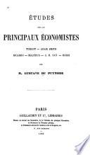 Études sur les principaux économistes