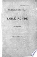 Études sur les romans de la Table ronde