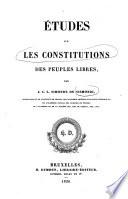 Etudes sur les sciences sociales