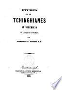 Etudes sur les tchinghianes ou bohemiens de l'empire ottoman par Alexandre G. Paspati