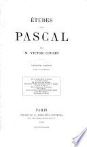 Etudes sur Pascal