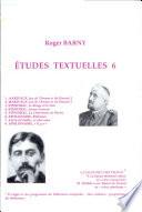 Études textuelles