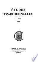 Études traditionnelles