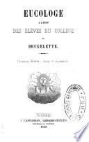 Eucologe à l'usage des élèves du collège de Brugelette