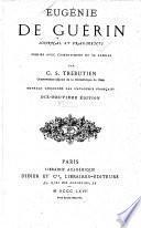 Eugénie de Guérin, journal et fragments