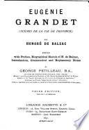 Eugénie Grandet (scènes de la vie de province)