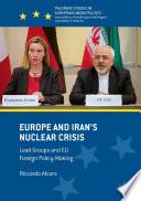 Europe and Iran’s Nuclear Crisis